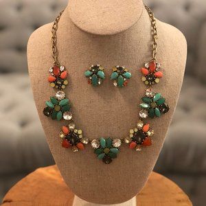 Stella & Dot Elodie necklace and earrings